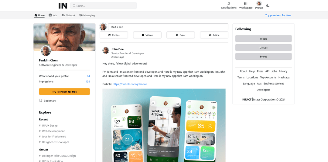 Linkedin Clone